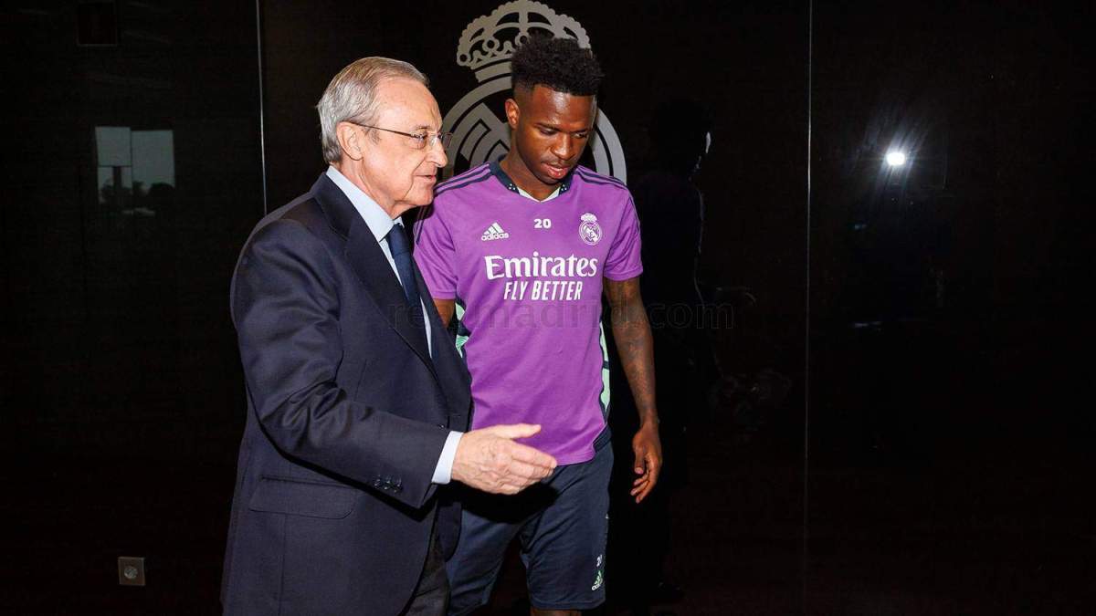 Florentino Pérez y Vinicius Junior