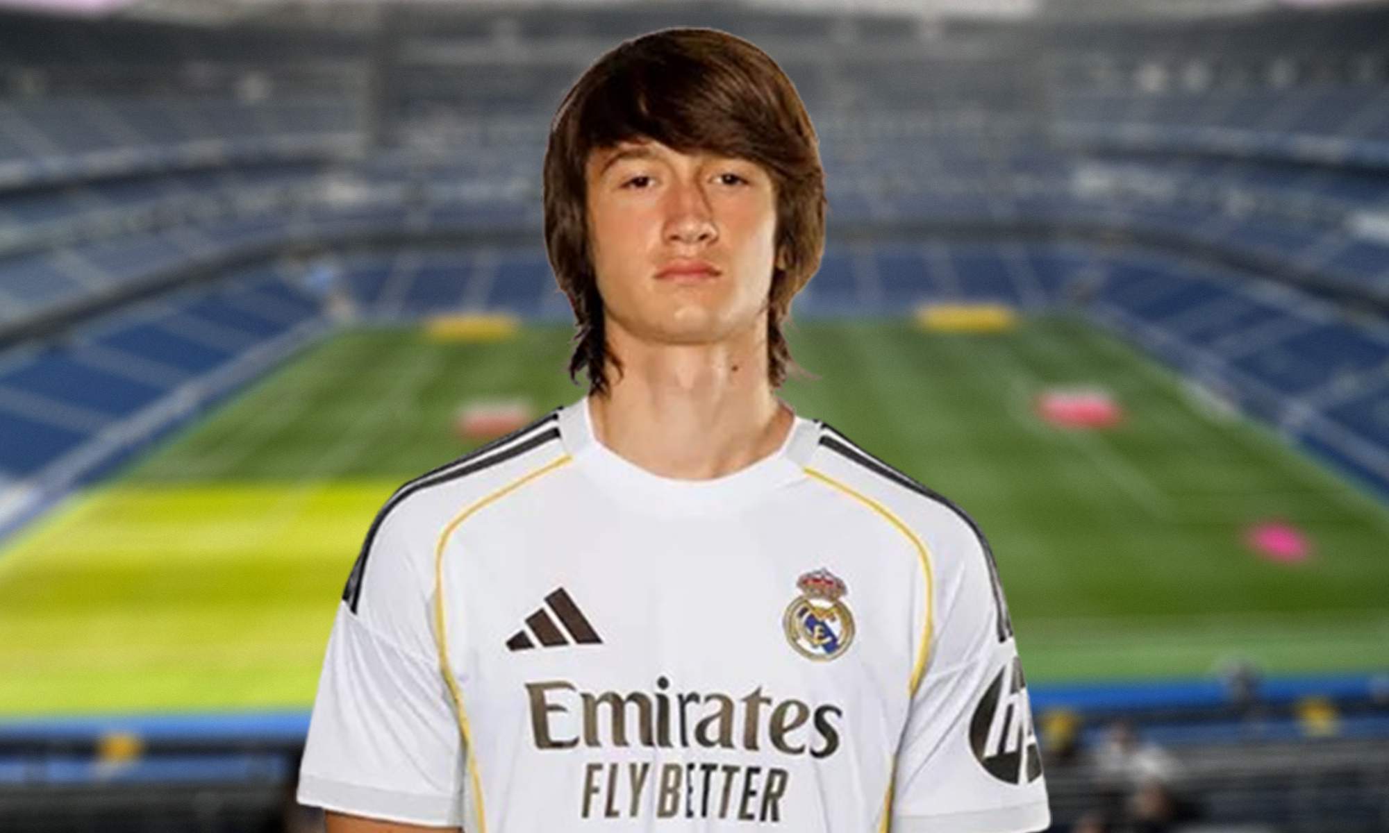 Joan Martínez y el Santiago Bernabéu.