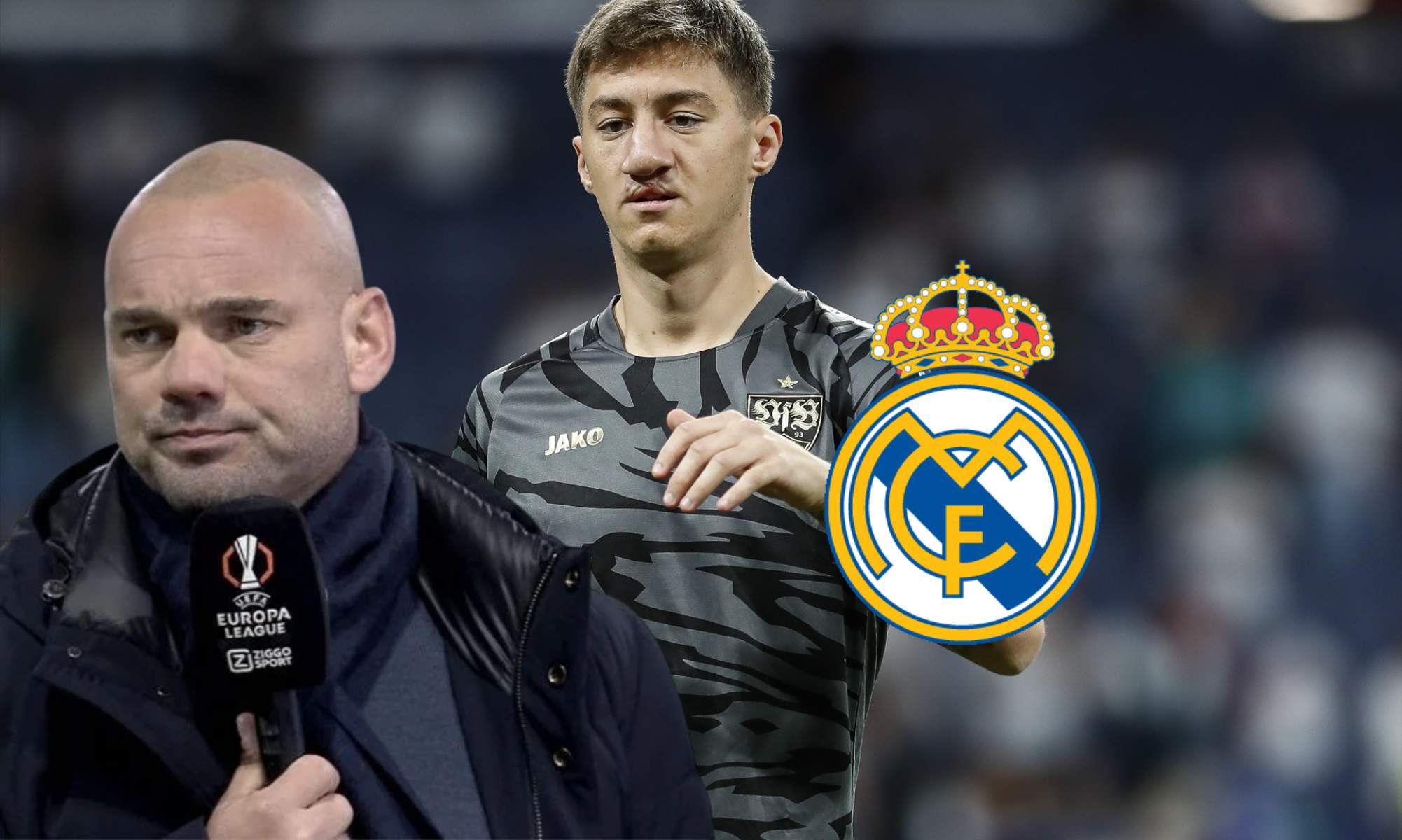 Wesley Sneijder se muestra contundente por Angelo Stiller