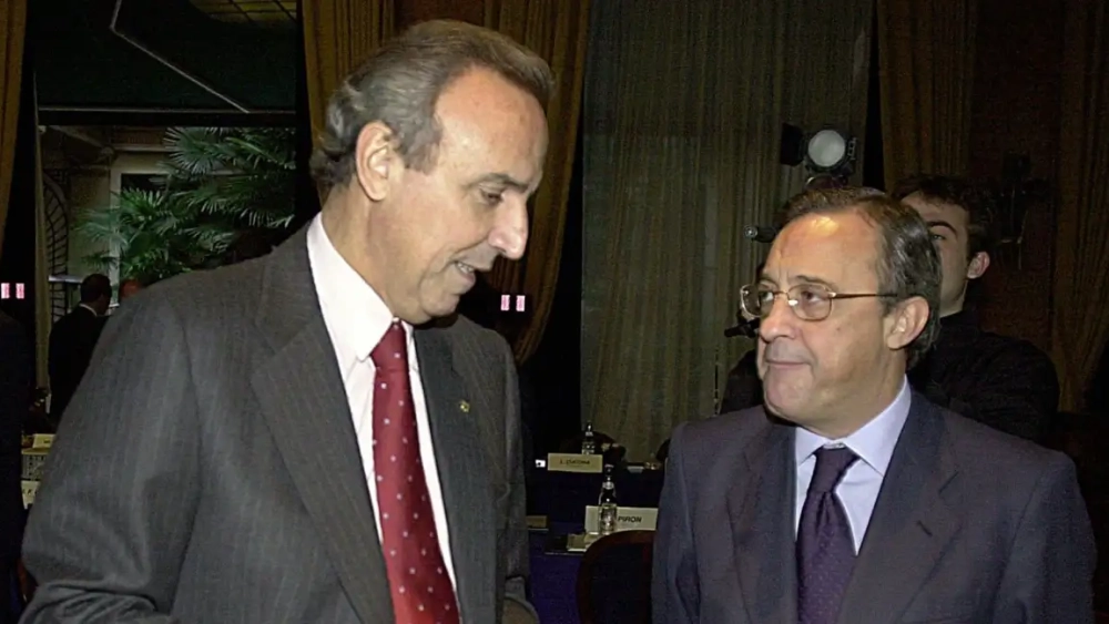 Joan Gaspart y Florentino Pérez. 