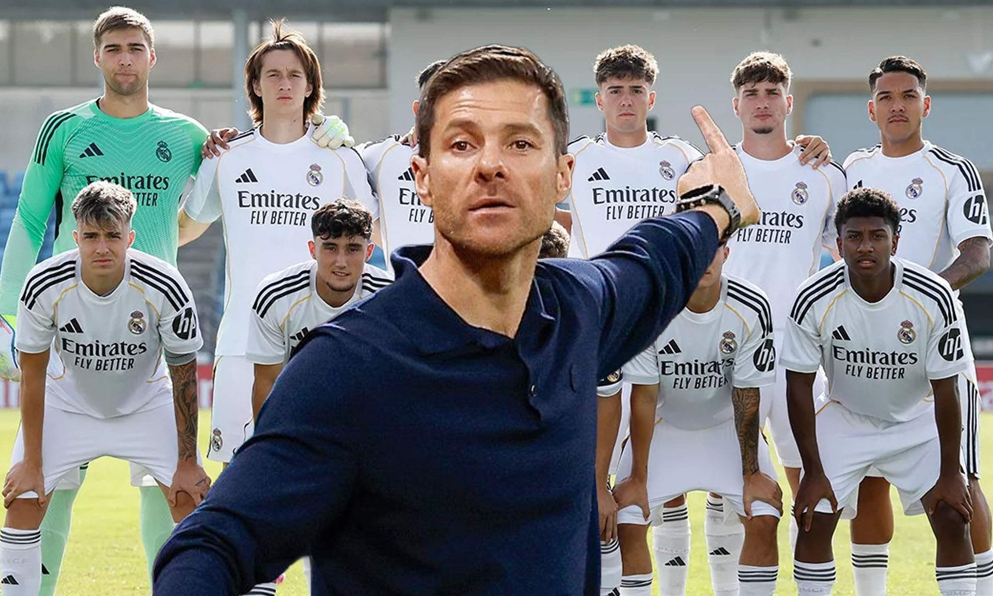 Xabi con fondo del Castilla