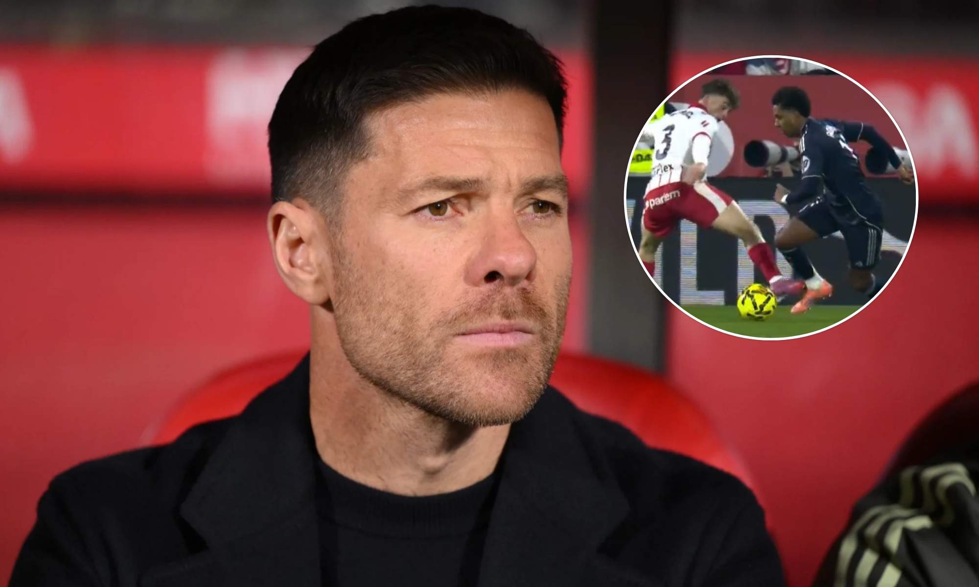 Xabi Alonso estalló al ver que no pitaron penalti a Rodrygo: "Es escandaloso"