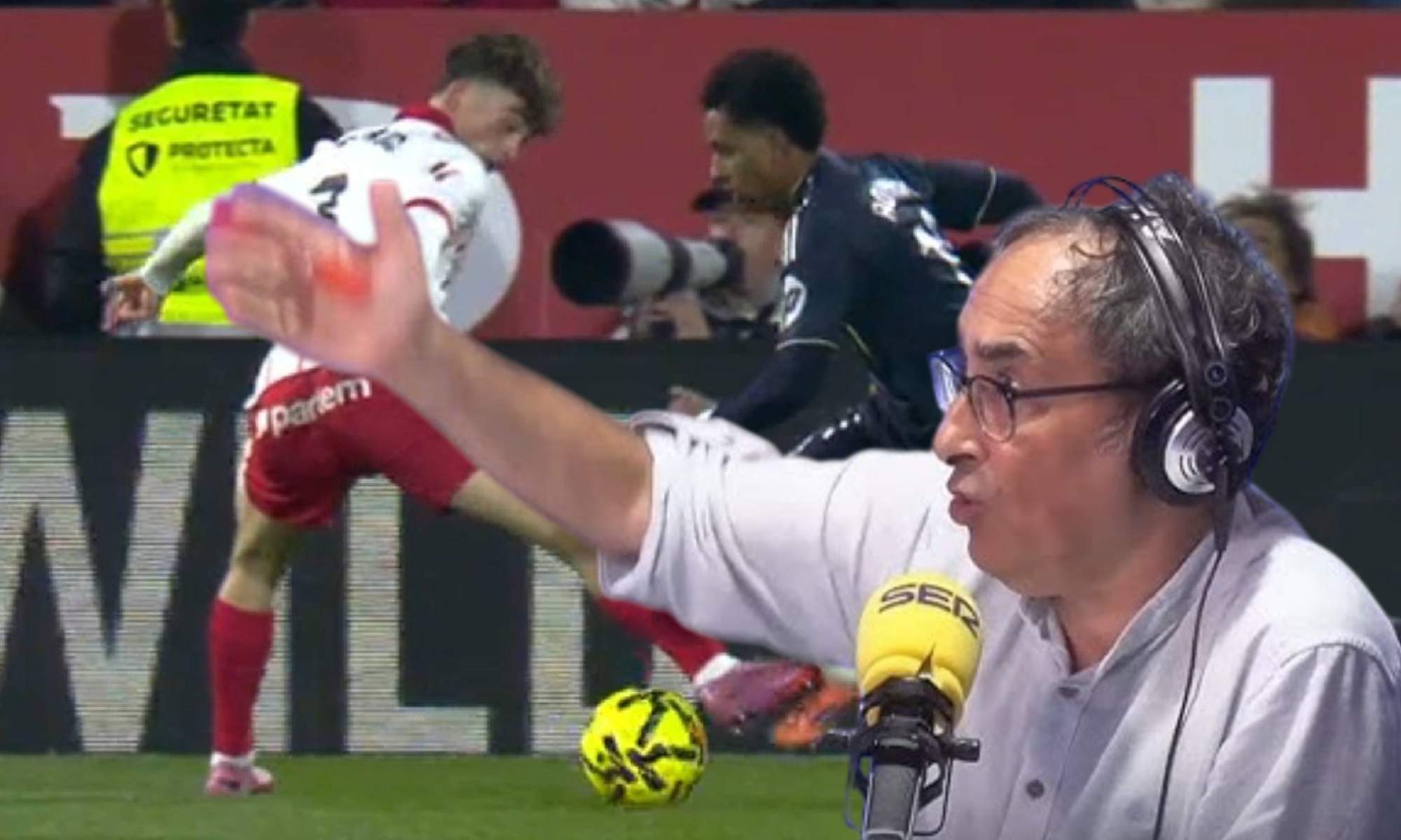 Eduardo Iturralde González ha opinado sobre el penalti que ha sufrido Rodrygo Goes contra el Girona.