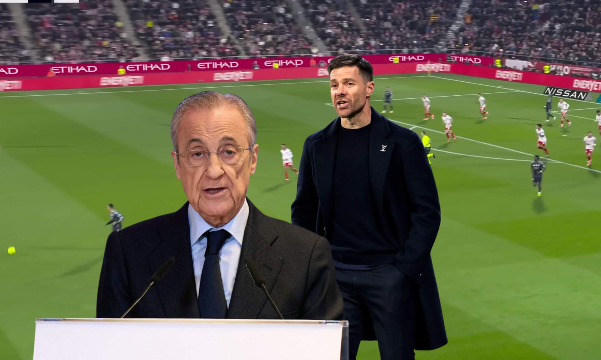 Florentino habló con Xabi Alonso de su futuro