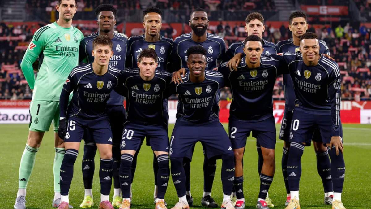 Once del Real Madrid contra el Girona