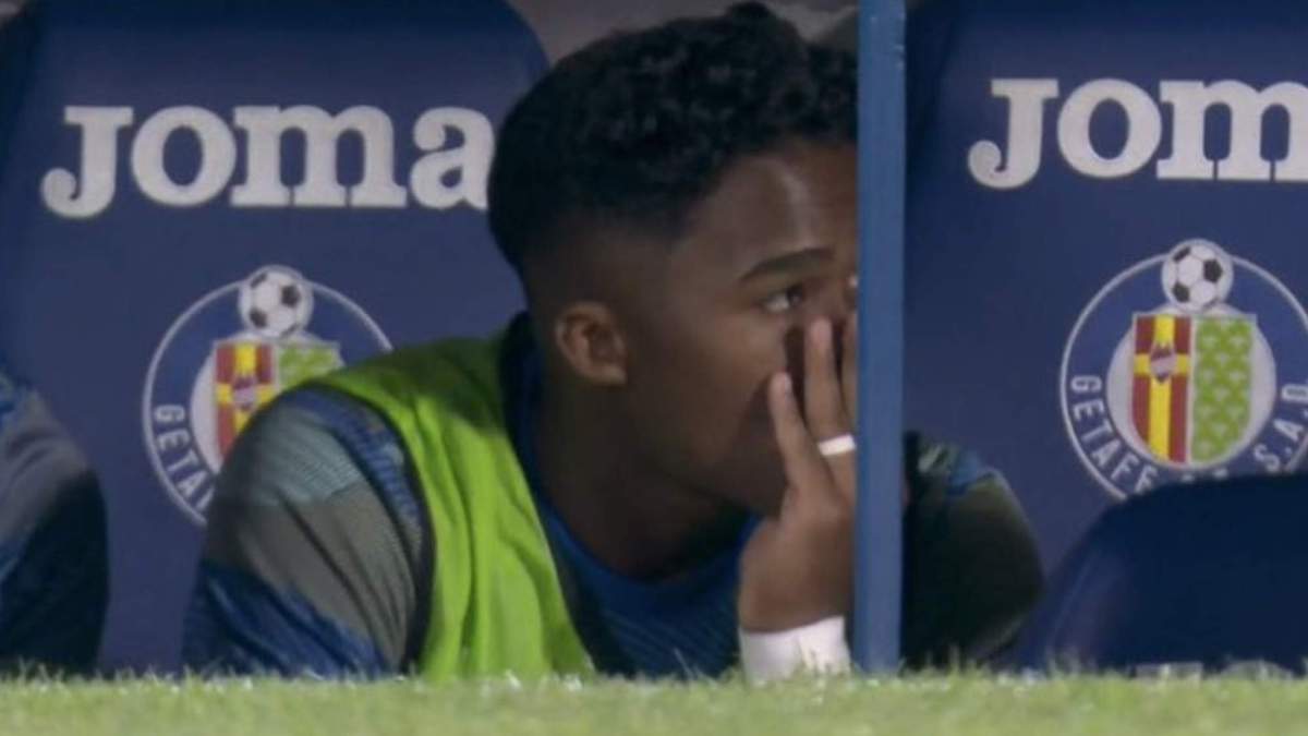 Endrick Real Madrid Getafe Banquillo