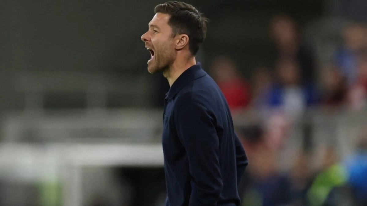 Xabi Alonso en un partido con el Real Madrid. 