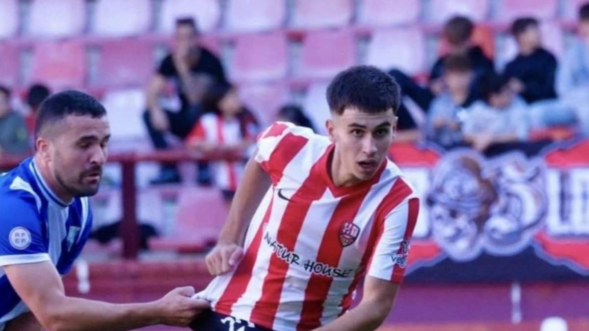 Manex Rezola con el Logroñés Manex Rezola con el Logroñés