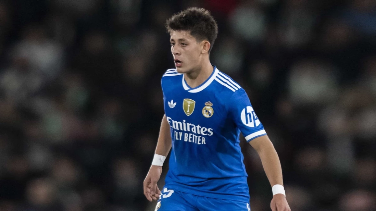 Arda Güler durante un partido de la presente temporada