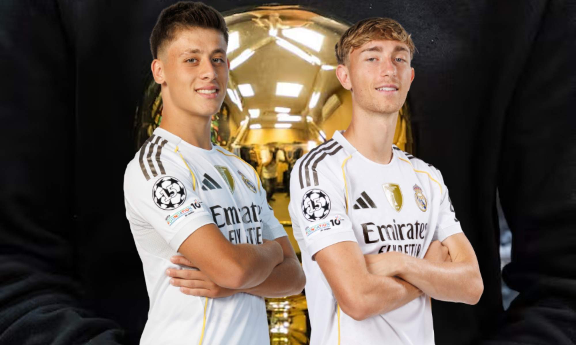 Arda Güler y Dean Huijsen, en los puestos altos del Golden Boy 2025