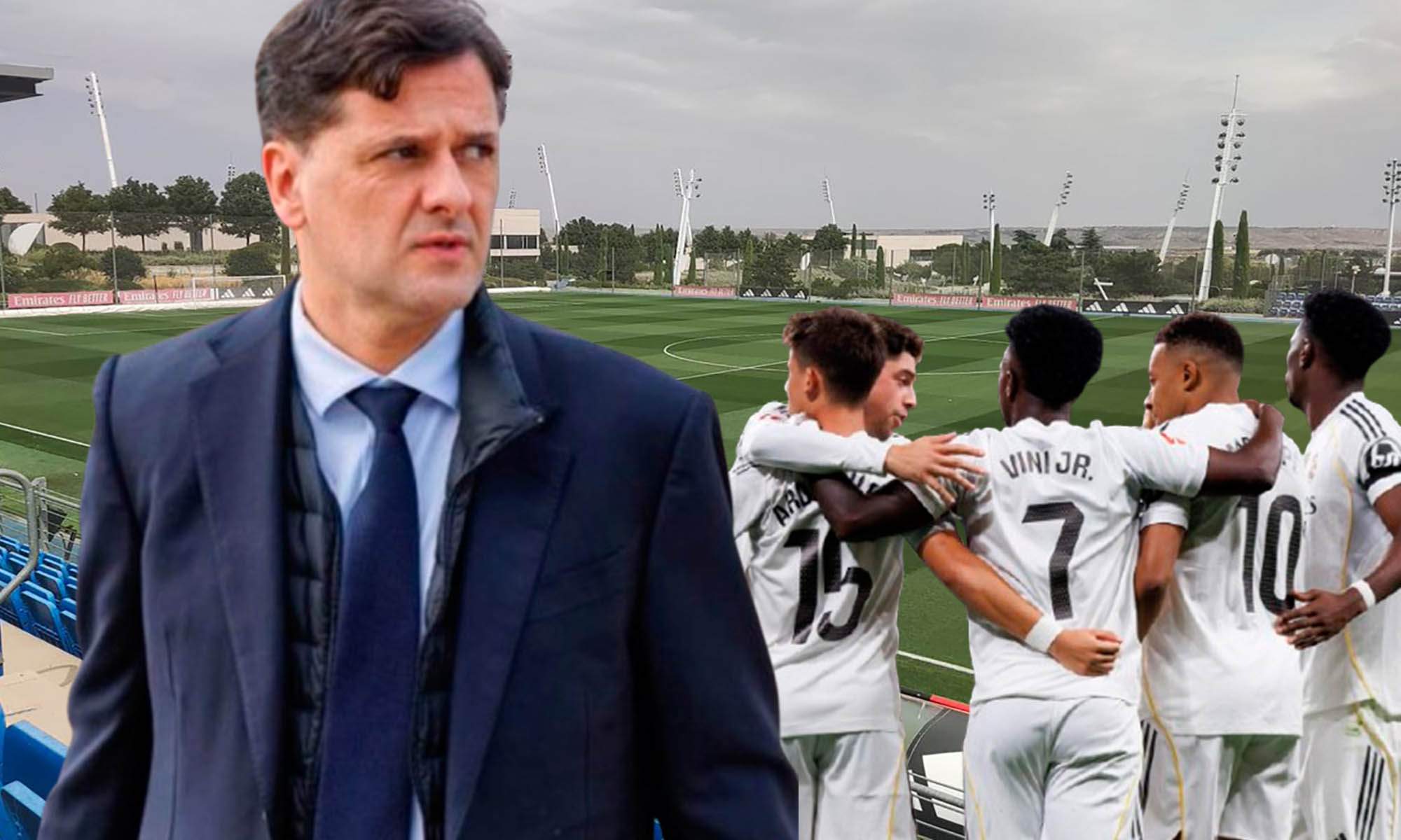 Juni Calafat y jugadores del Real Madrid Juni Calafat y jugadores del Real Madrid