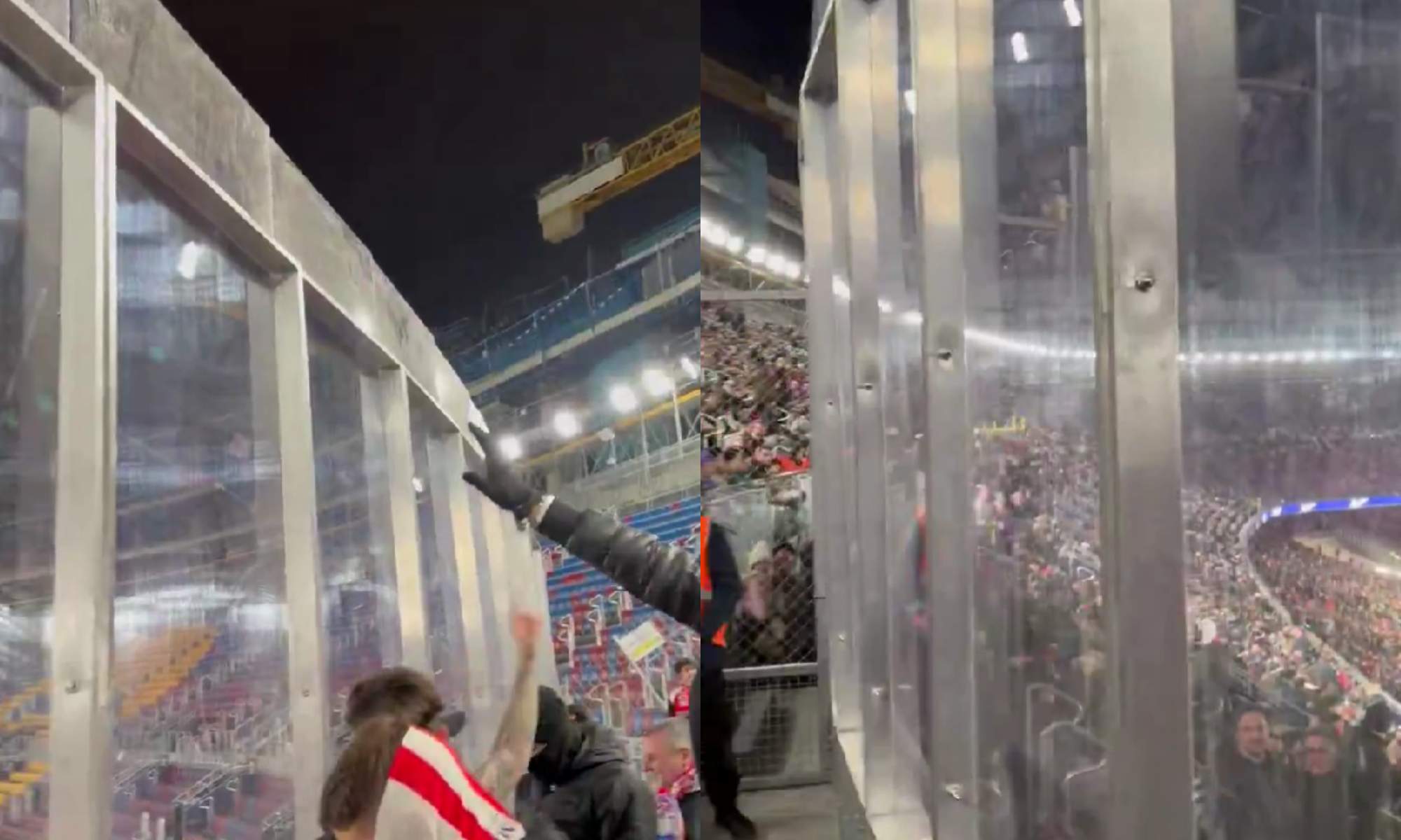 Así se ve el fútbol en el Camp Nou desde la afición visitante: una chapuza