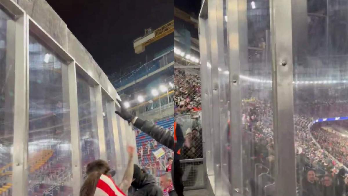 Así se ve el fútbol en el Camp Nou desde la afición visitante: una chapuza