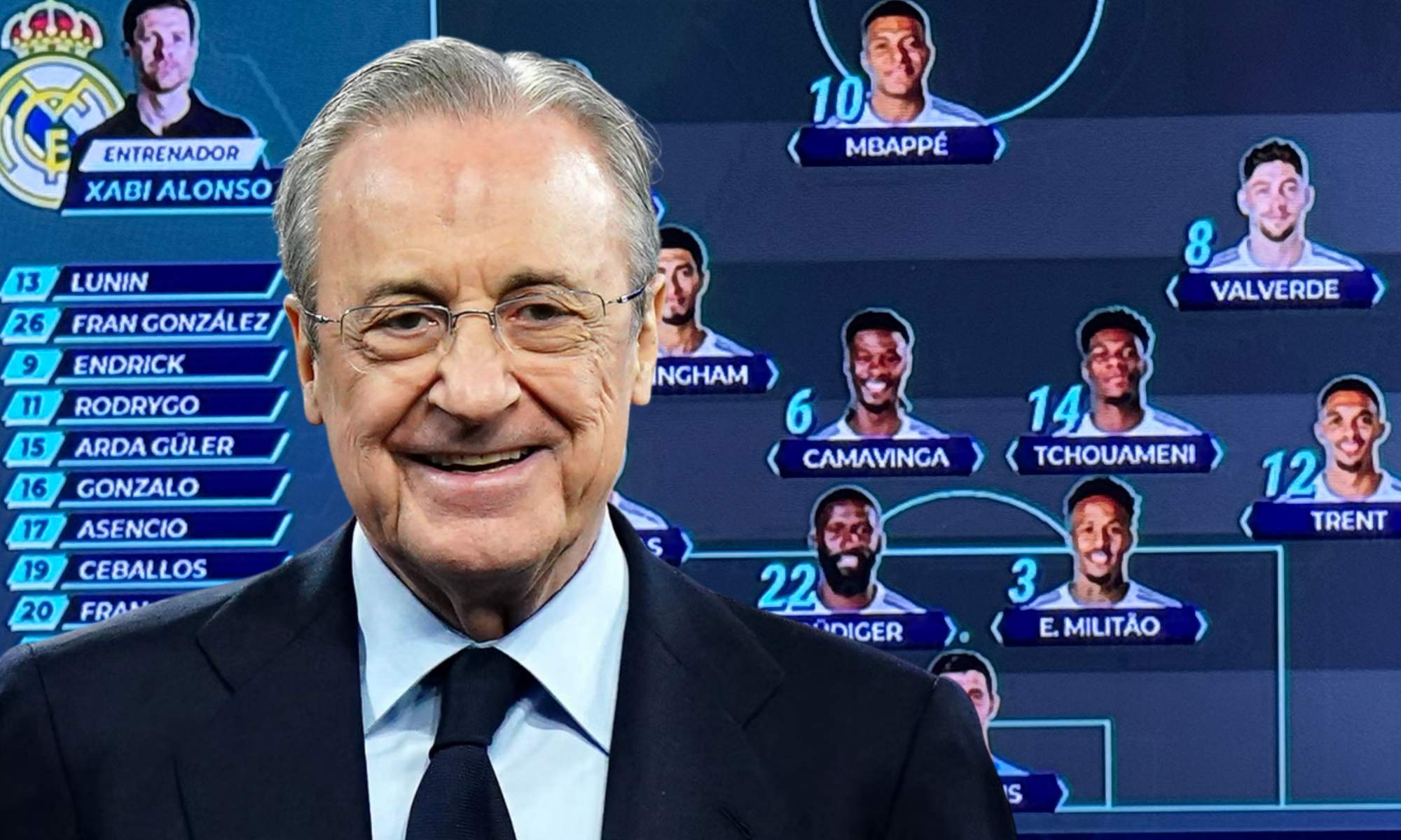 Florentino Pérez ha querido compartir las sensaciones que tiene para el partido que tiene el Real Madrid esta tarde en Bilbao con el Athletic Club.