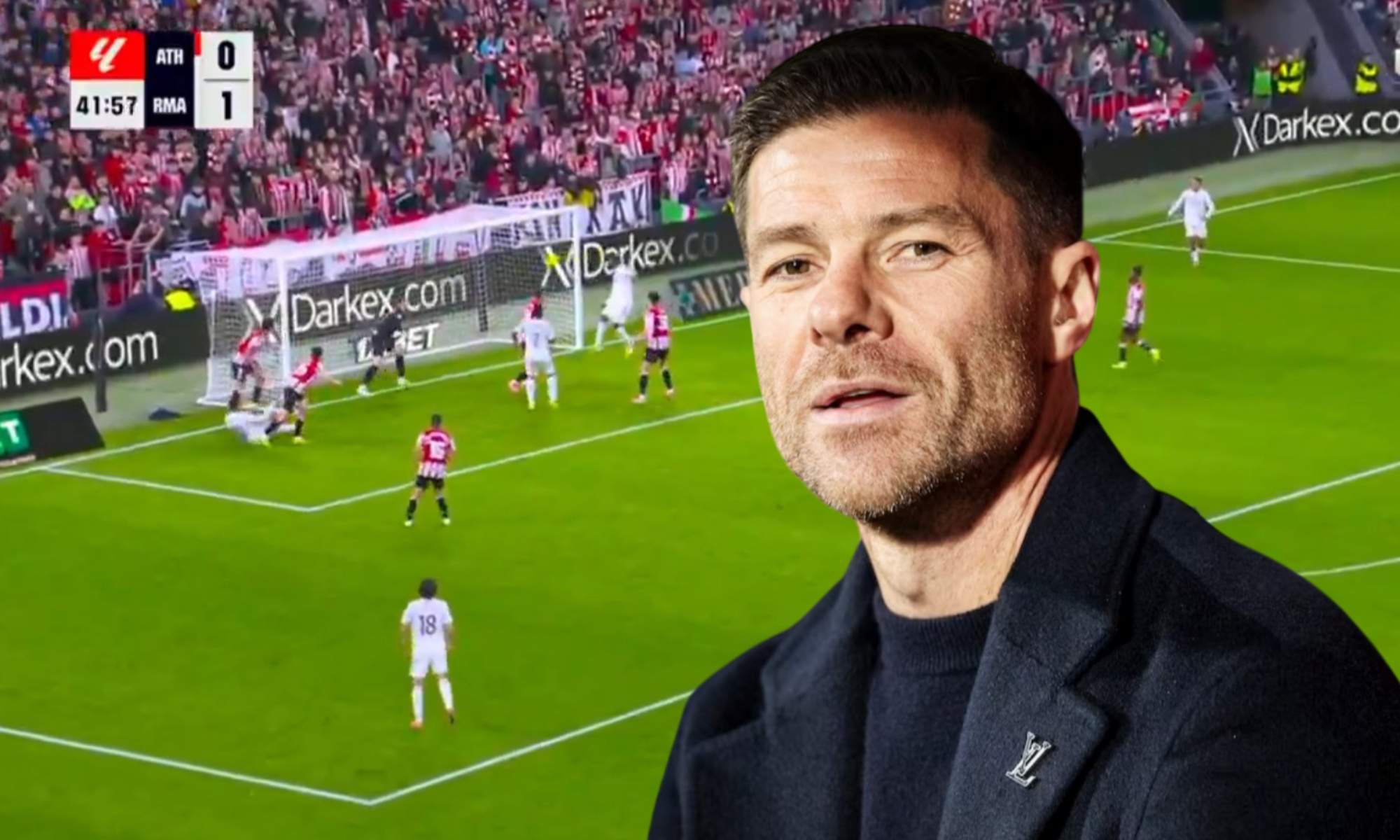 Xabi Alonso se giró al banquillo tras el gol de Camavinga: “Lo has visto…”