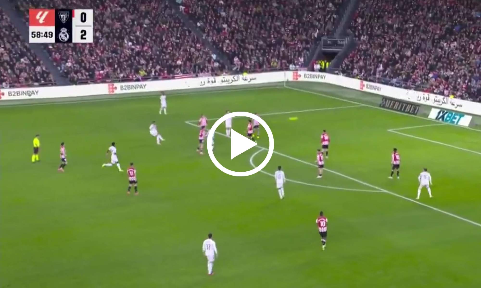 Mbappé hace el 0-3 en San Mamés: el francés está realizando una noche espectacular