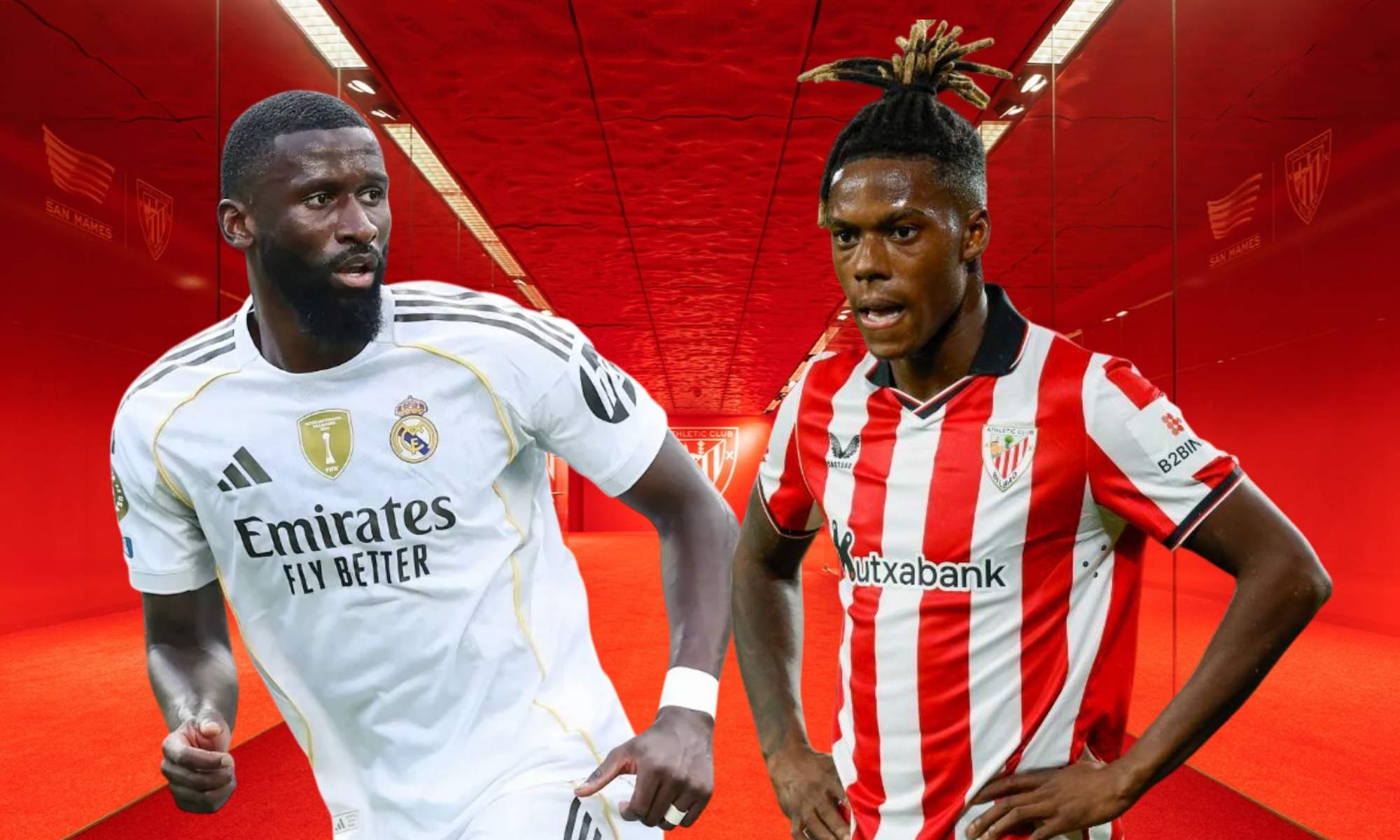 Rudiger se fue a por Nico Williams tras el partido y se lo dijo en el túnel: "Nos habéis…"