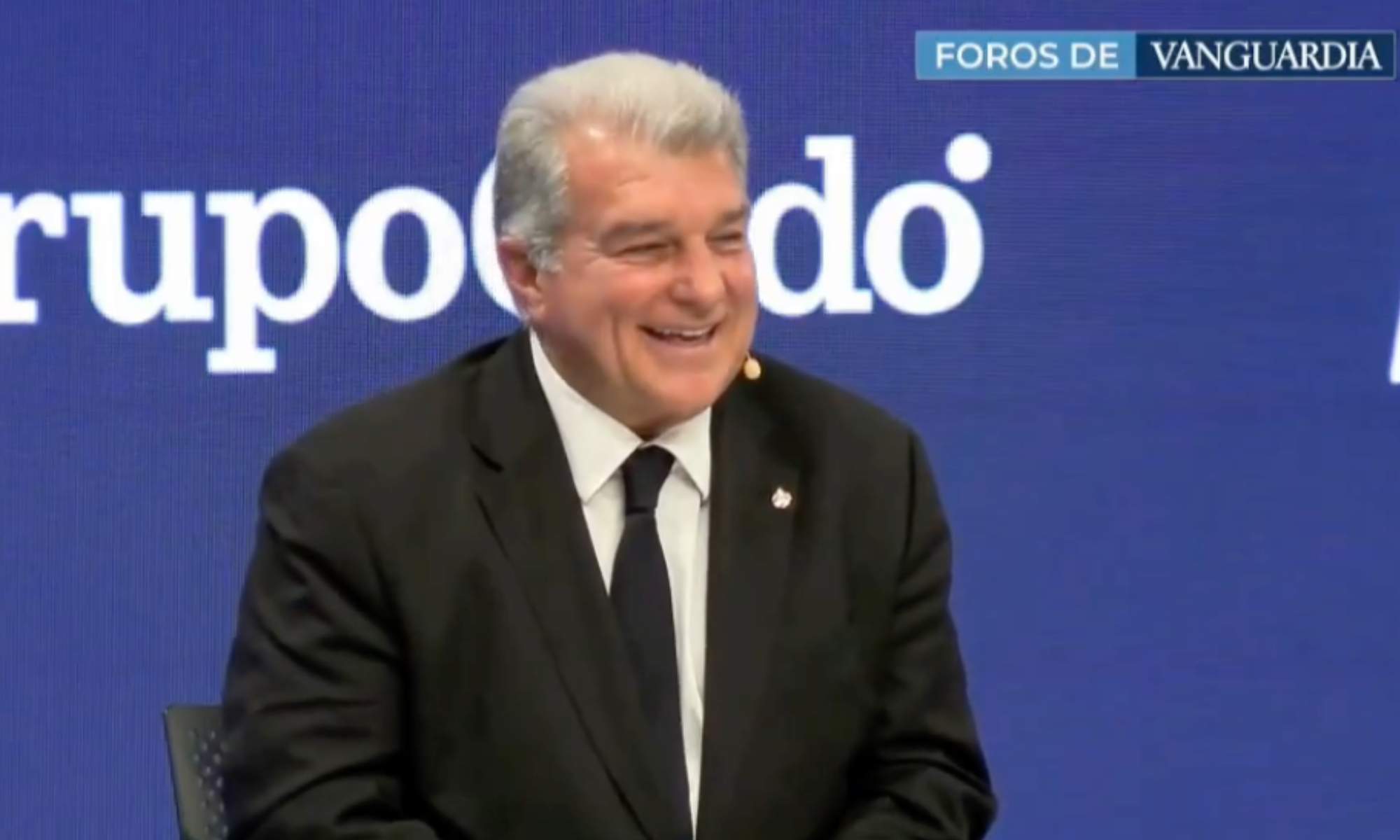 Joan Laporta ha vuelto a lanzar un ataque contra el Real Madrid.