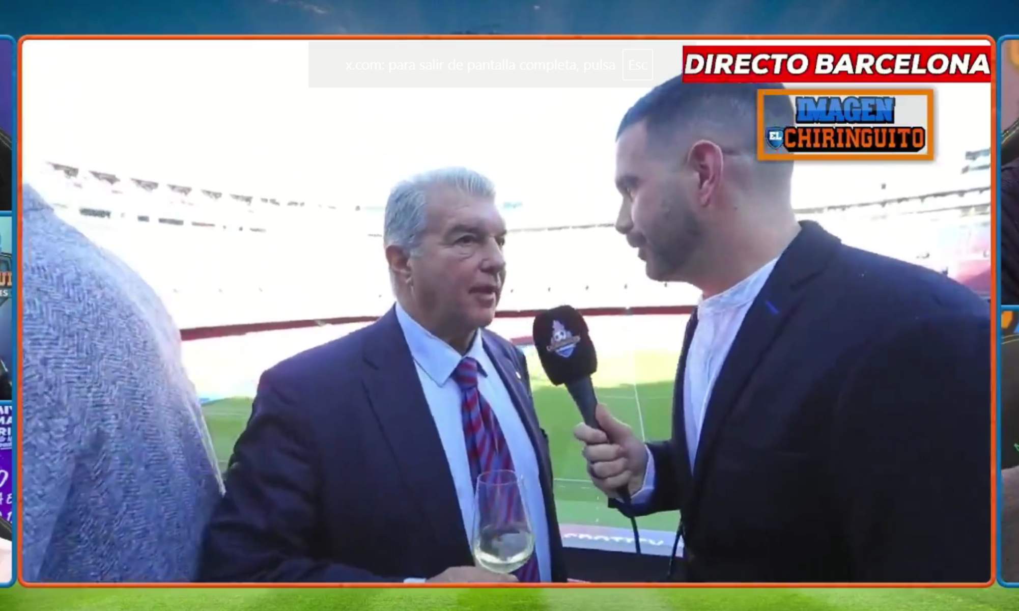 Laporta vuelve a atacar al Real Madrid