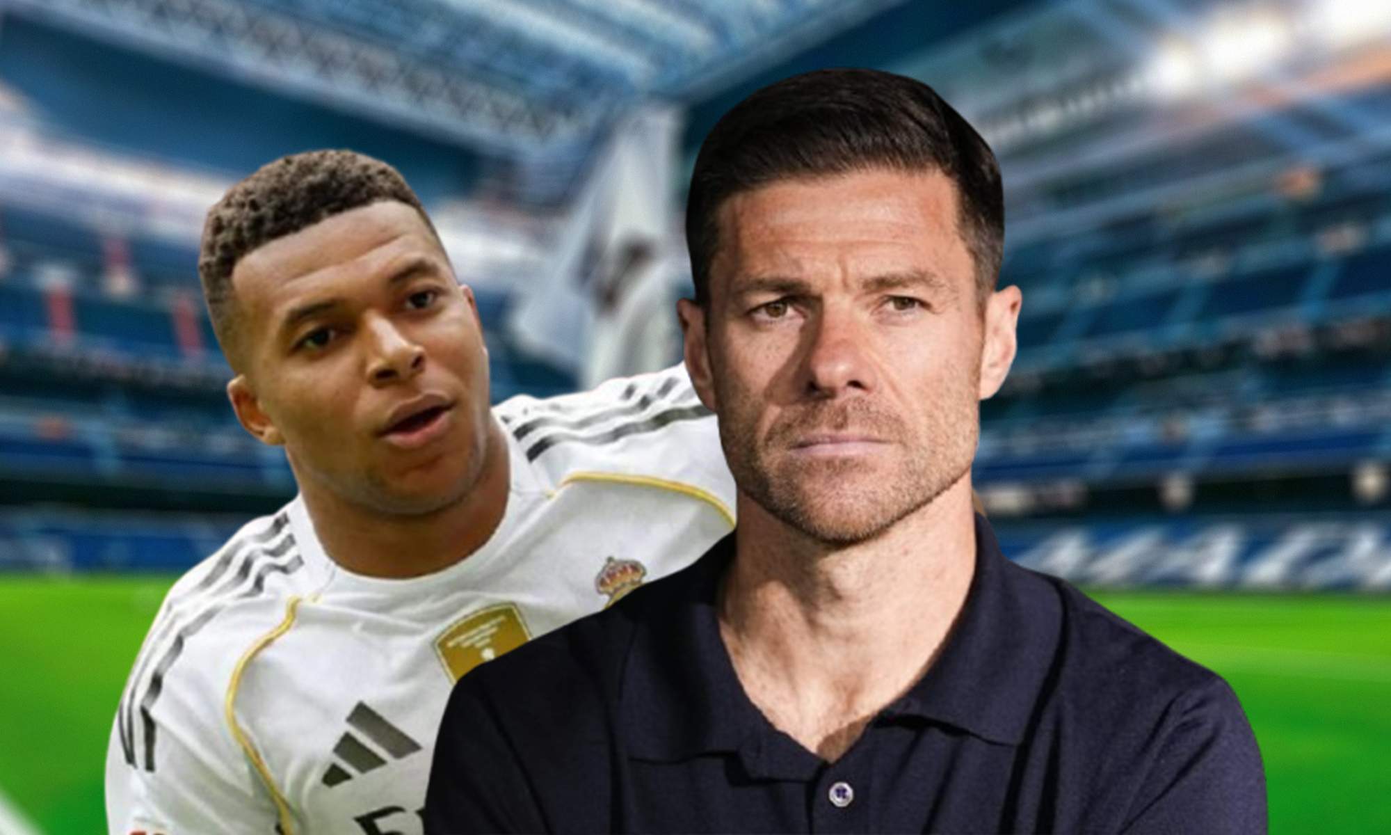 Xabi Alonso, Kylian Mbappé y el Santiago Bernabéu.