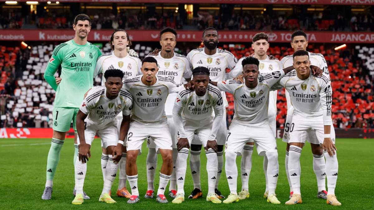 Once del Real Madrid contra el Athletic Club