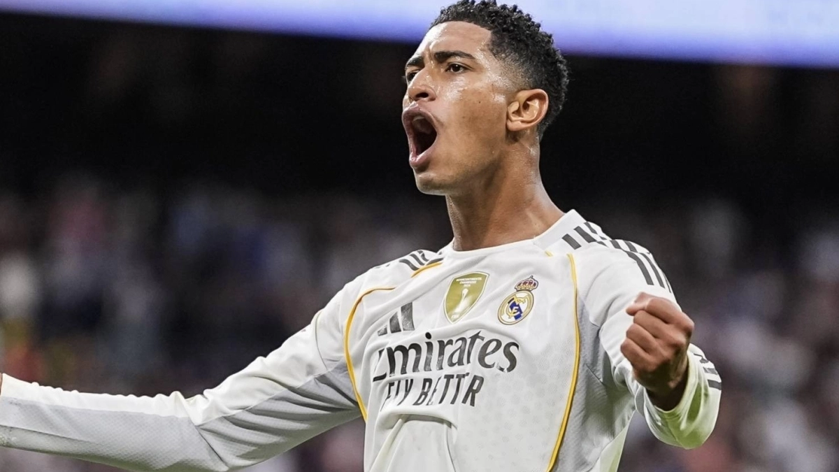 Jude Bellingham durante un partido con el Real Madrid. Jude Bellingham durante un partido con el Real Madrid.
