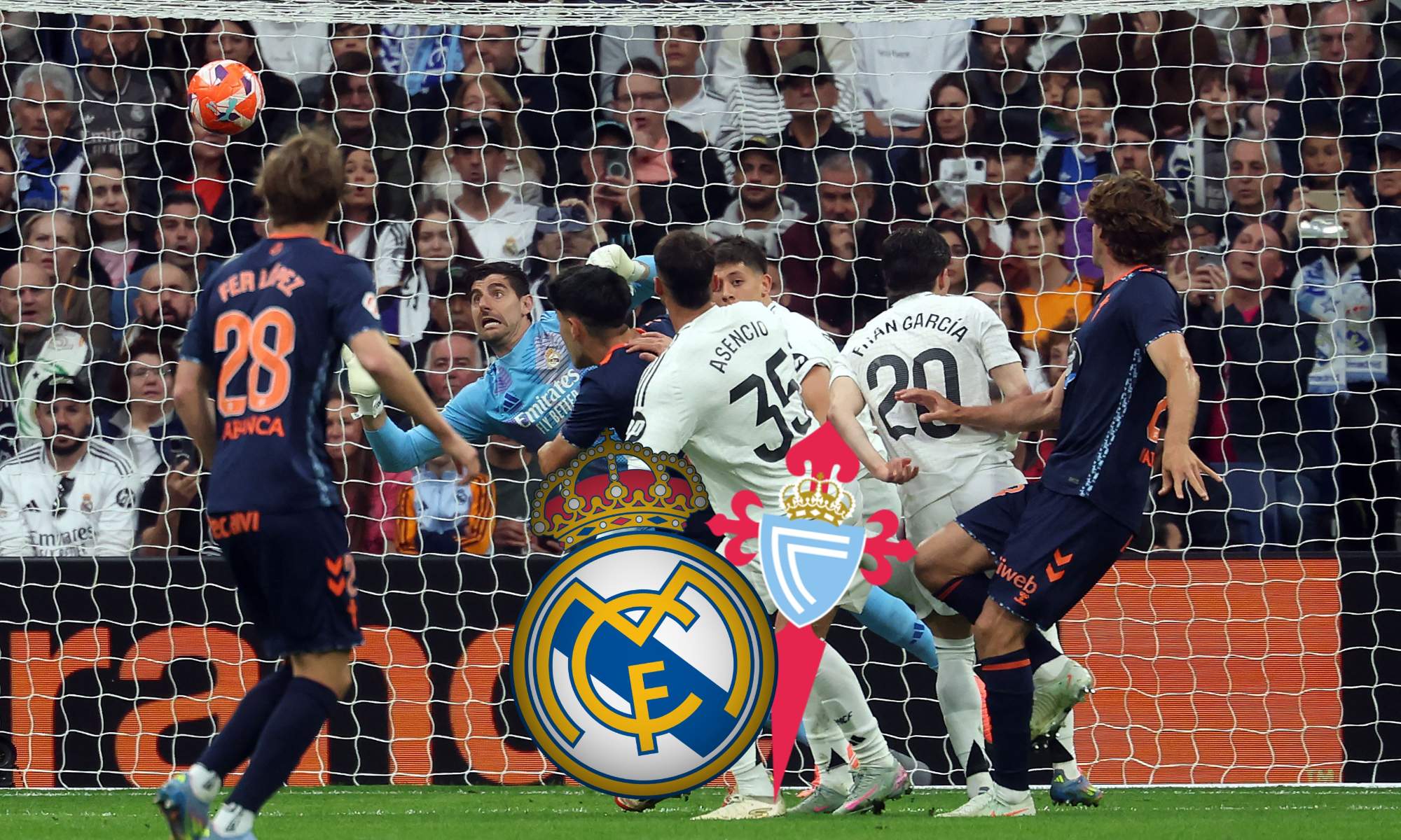 El Real Madrid recibirá este domingo al Celta de Vigo en el Santiago Bernabéu, donde no juega desde el pasado 1 de noviembre.