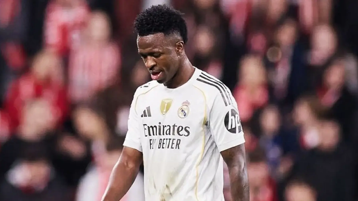 Vinícius Júnior en un partido del Real Madrid. Vinícius Júnior en un partido del Real Madrid.