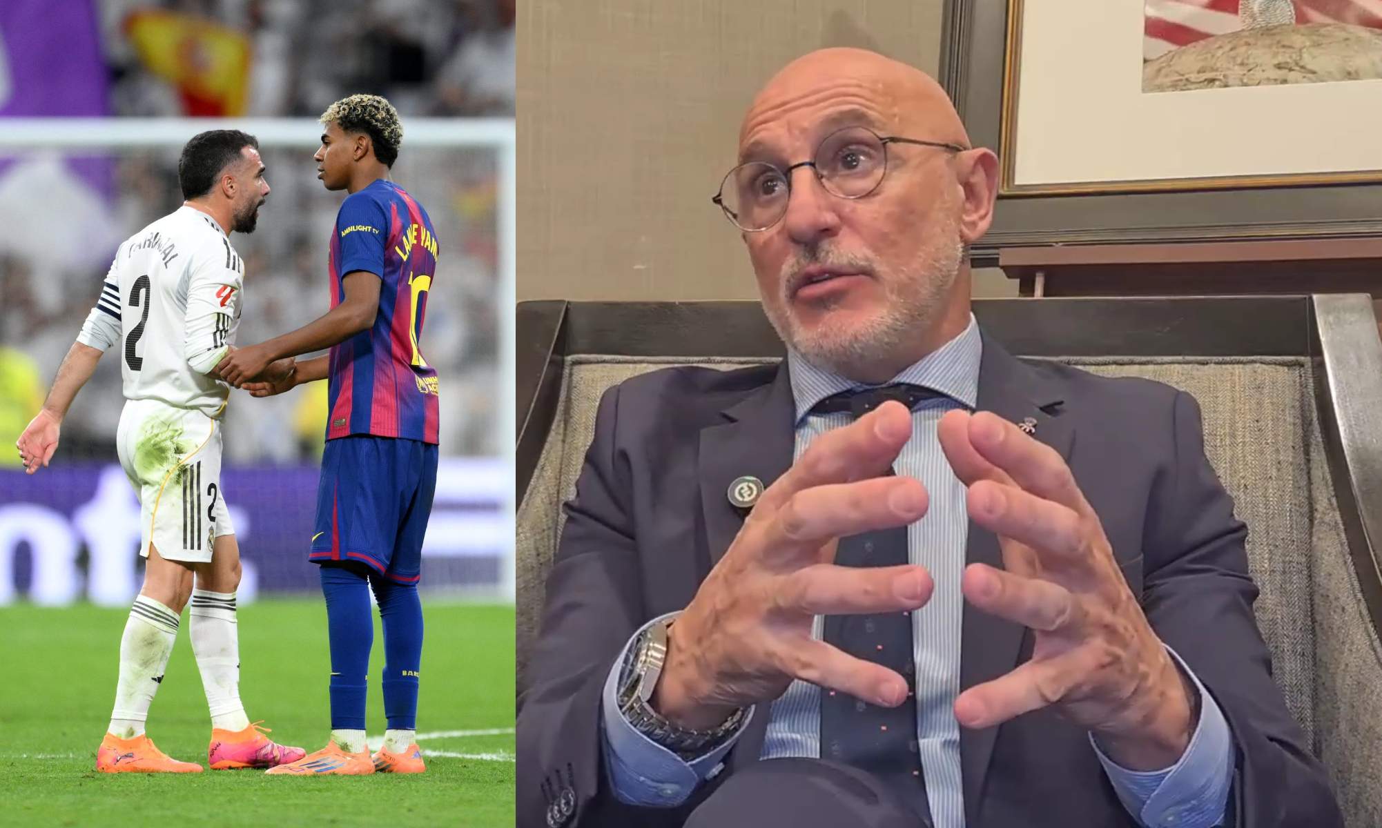 De la Fuente habló con Carvajal y Lamine Yamal