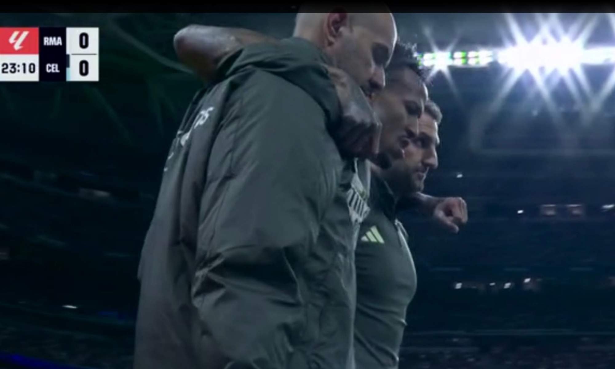 Militao se fue lesionado y le dio a los médicos la mala noticia: "Me he roto"