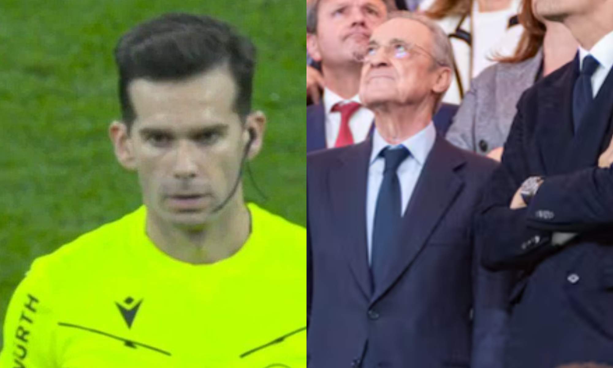 Esto piensa el Real Madrid sobre Quintero González, el árbitro del partido contra el Celta