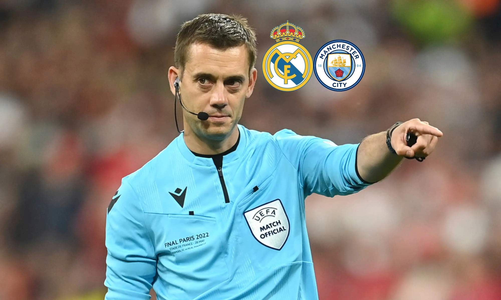 Clément Turpin impartirá justicia en el Real Madrid - Manchester City