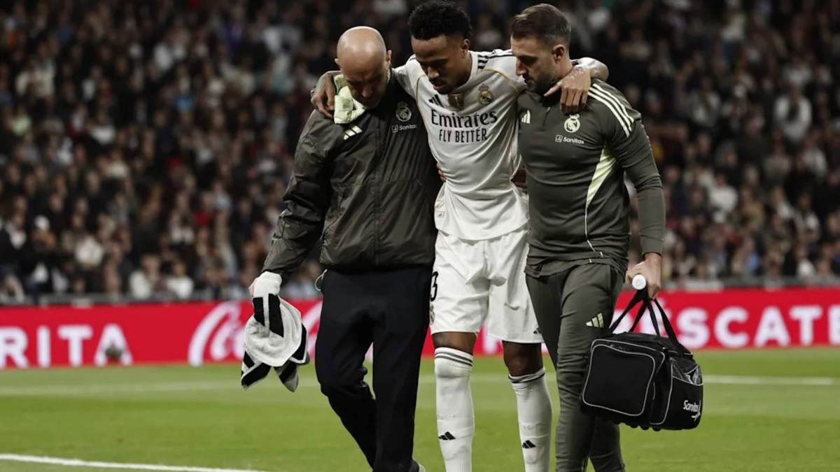 Eder Militao, baja durante los próximos cuatro meses