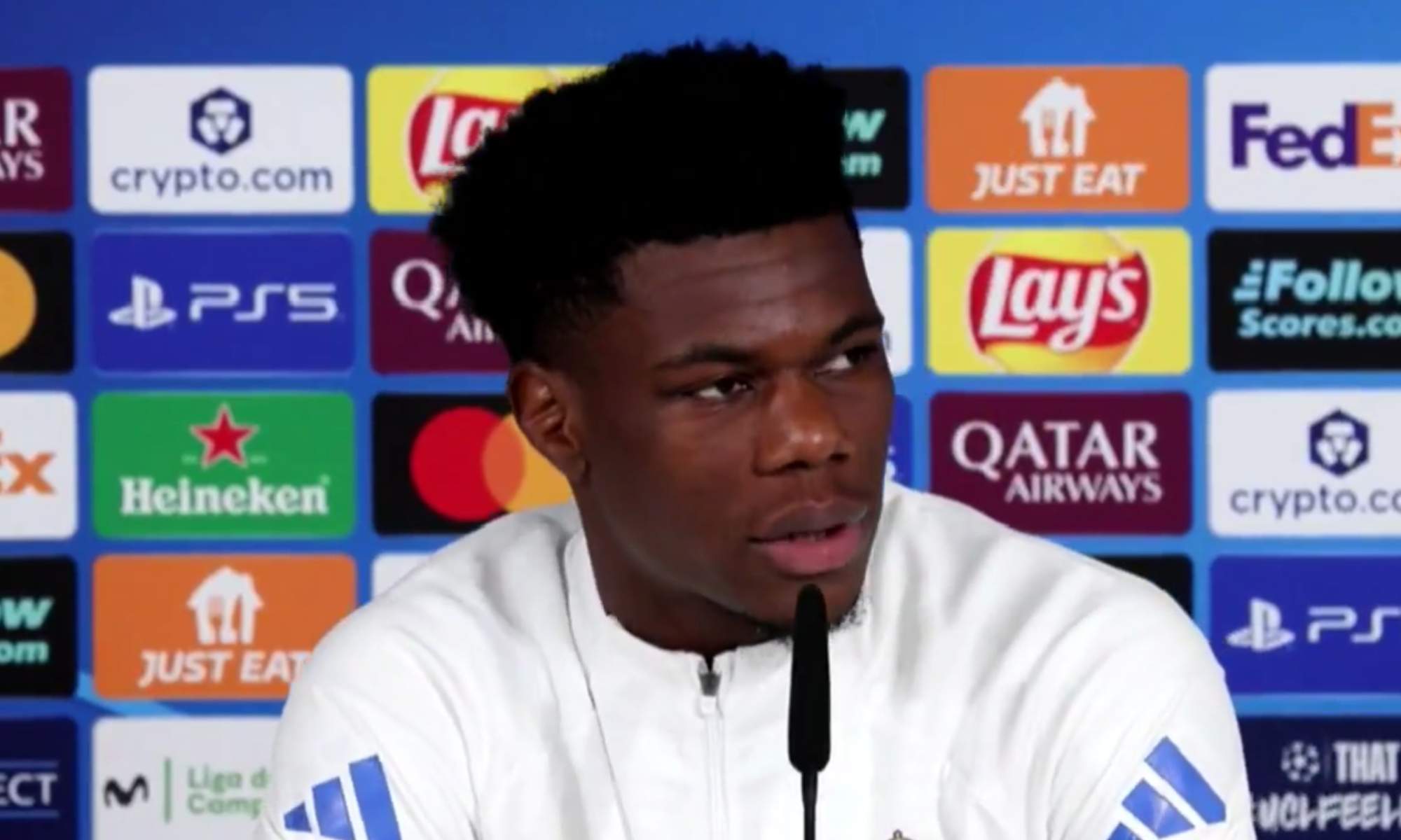 Tchouaméni ha comparecido ante los medios de comunicación