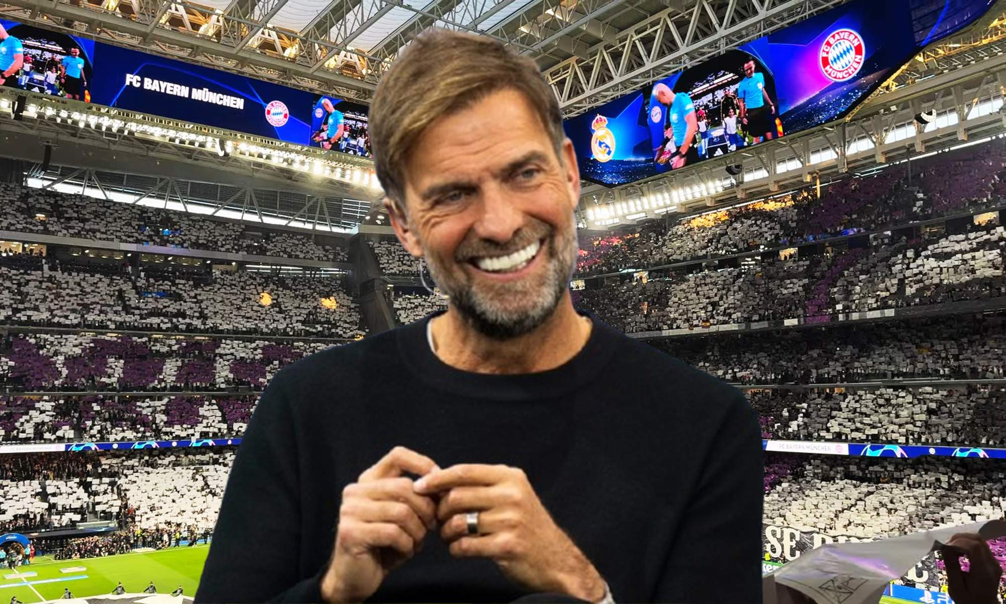 Jürgen Klopp y Santiago Bernabéu