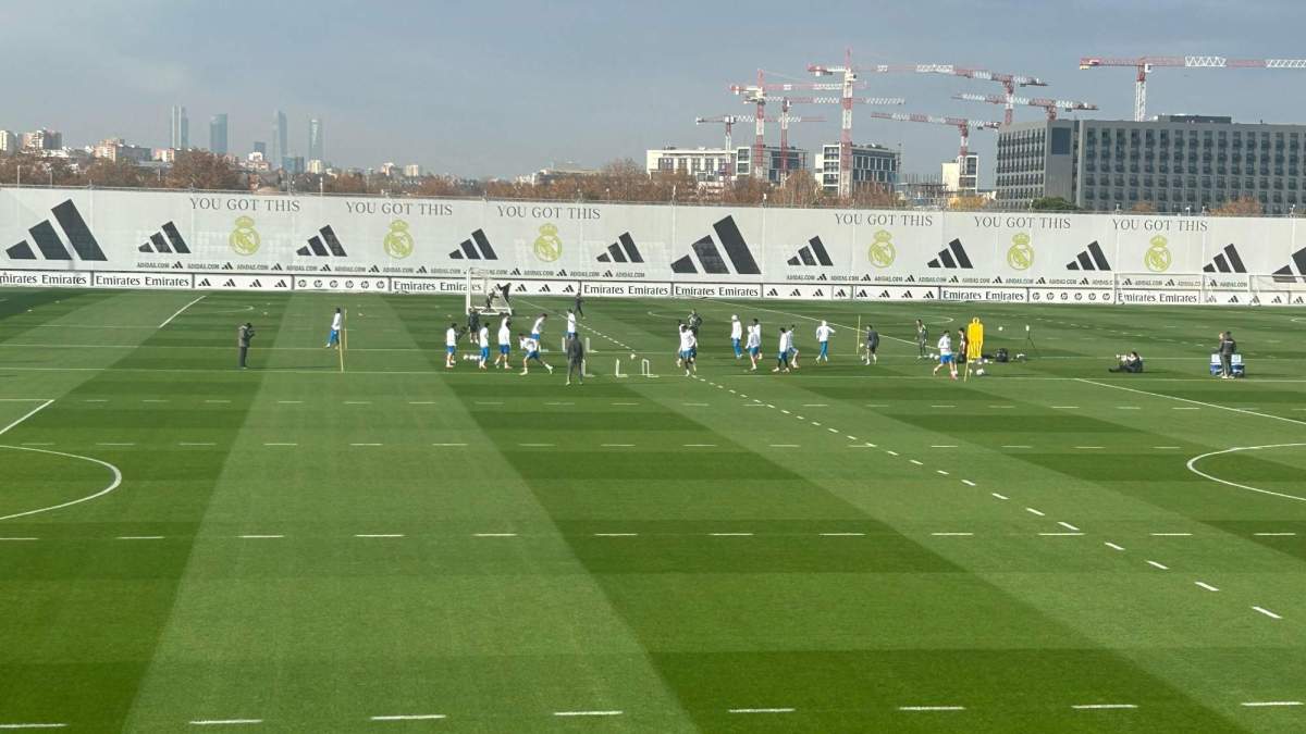 Entrenamiento del Real Madrid previo al partido contra el Manchester City Entrenamiento del Real Madrid previo al partido contra el Manchester City