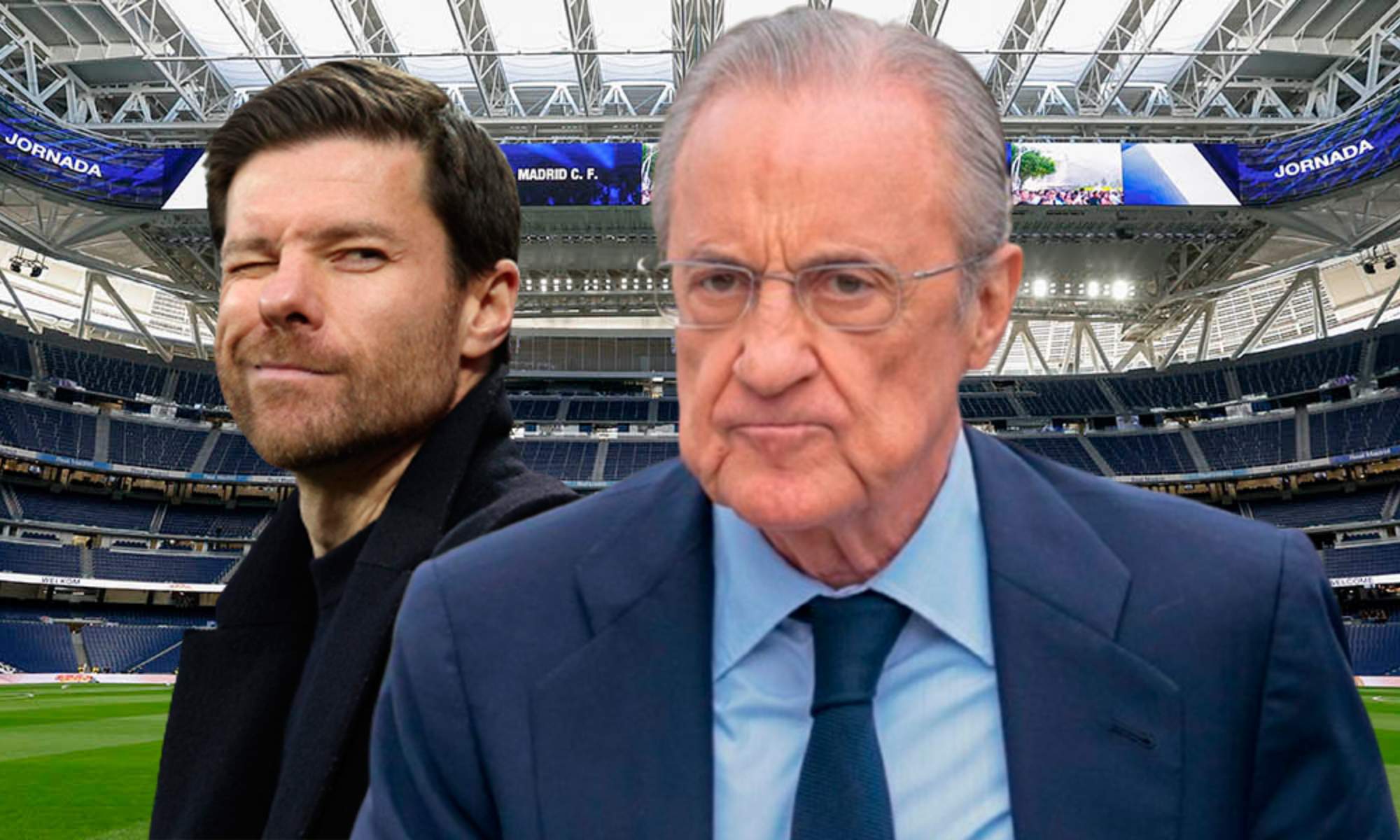 Bernabéu, Florentino y Xabi Alonso