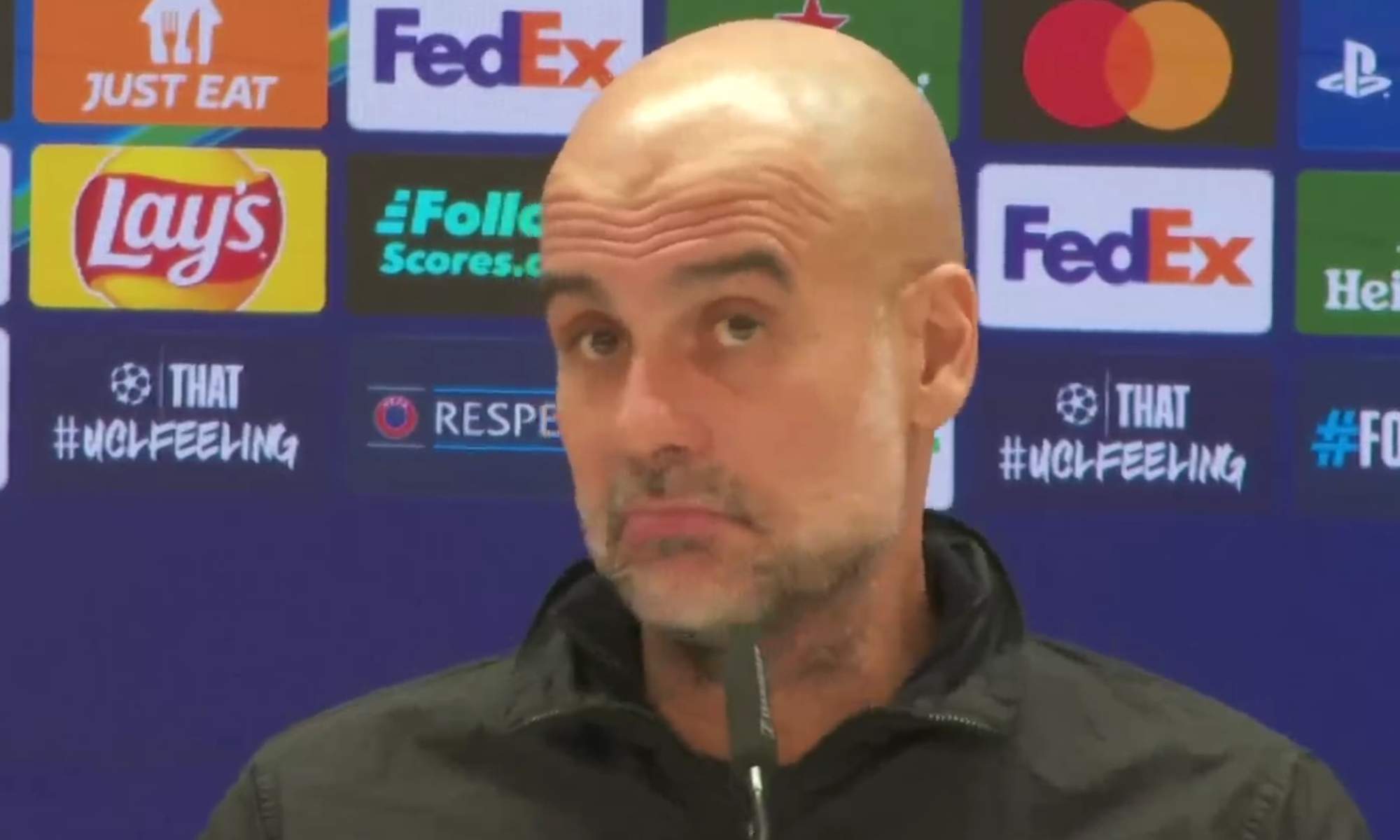 Guardiola lanza un mensaje de poco gusto en la previa al partido contra el Real Madrid
