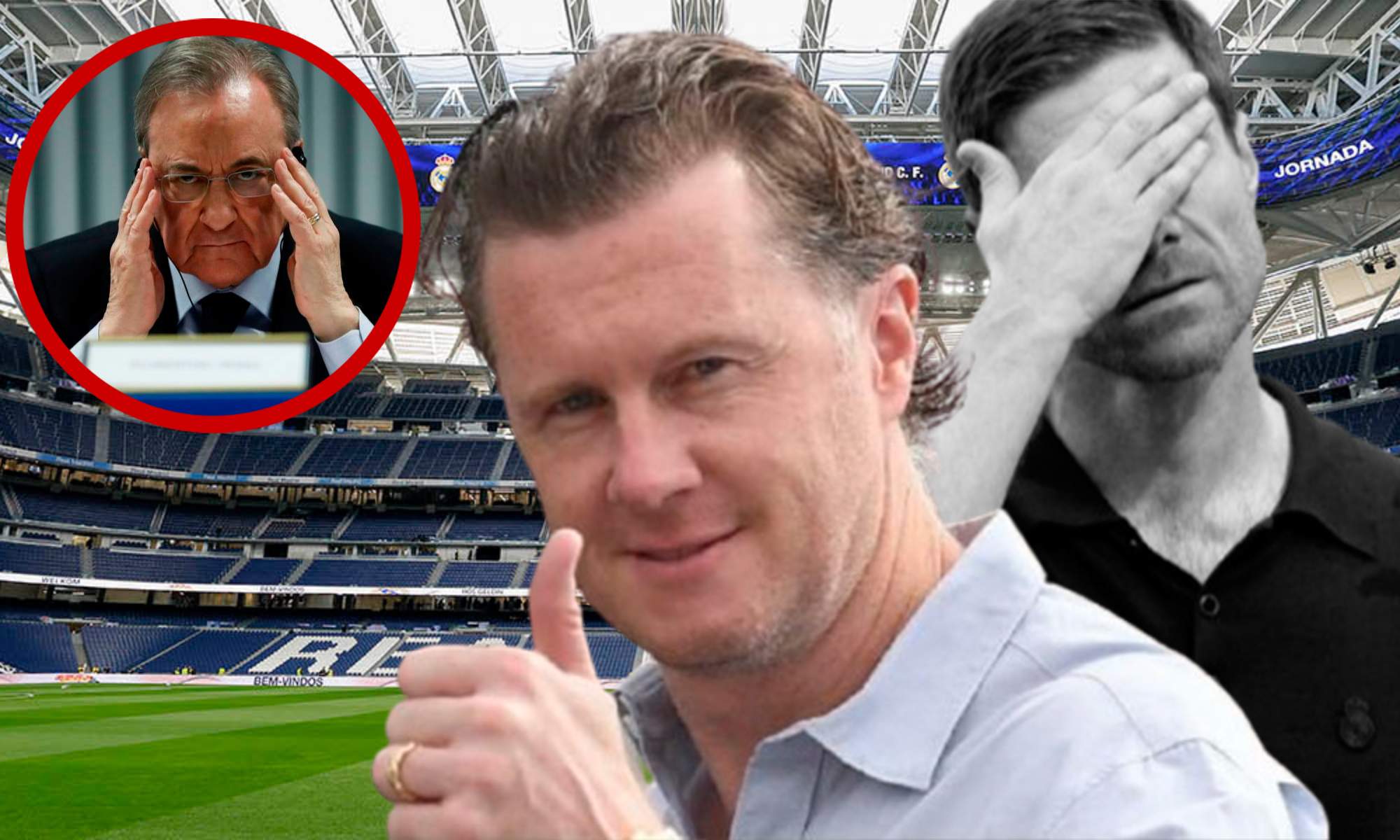 Florentino, McManaman y Xabi Alonso