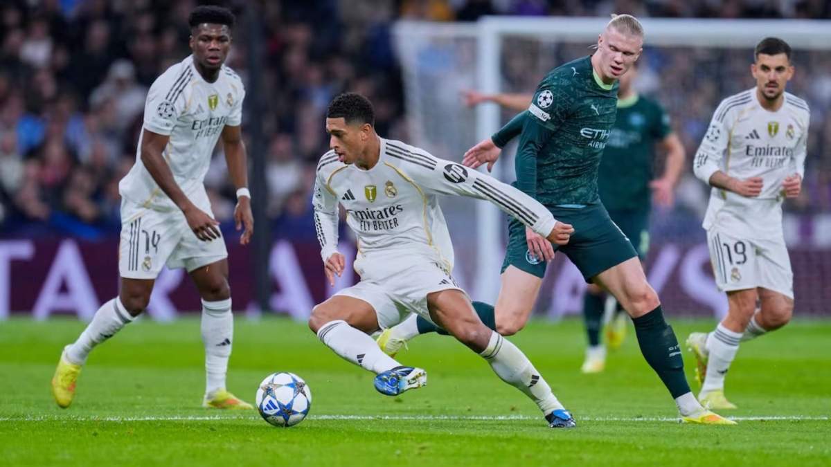 Jude Bellingham ante el Manchester City Jude Bellingham ante el Manchester City