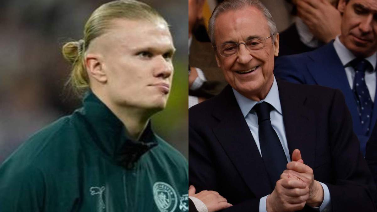 Haaland y Florentino Pérez