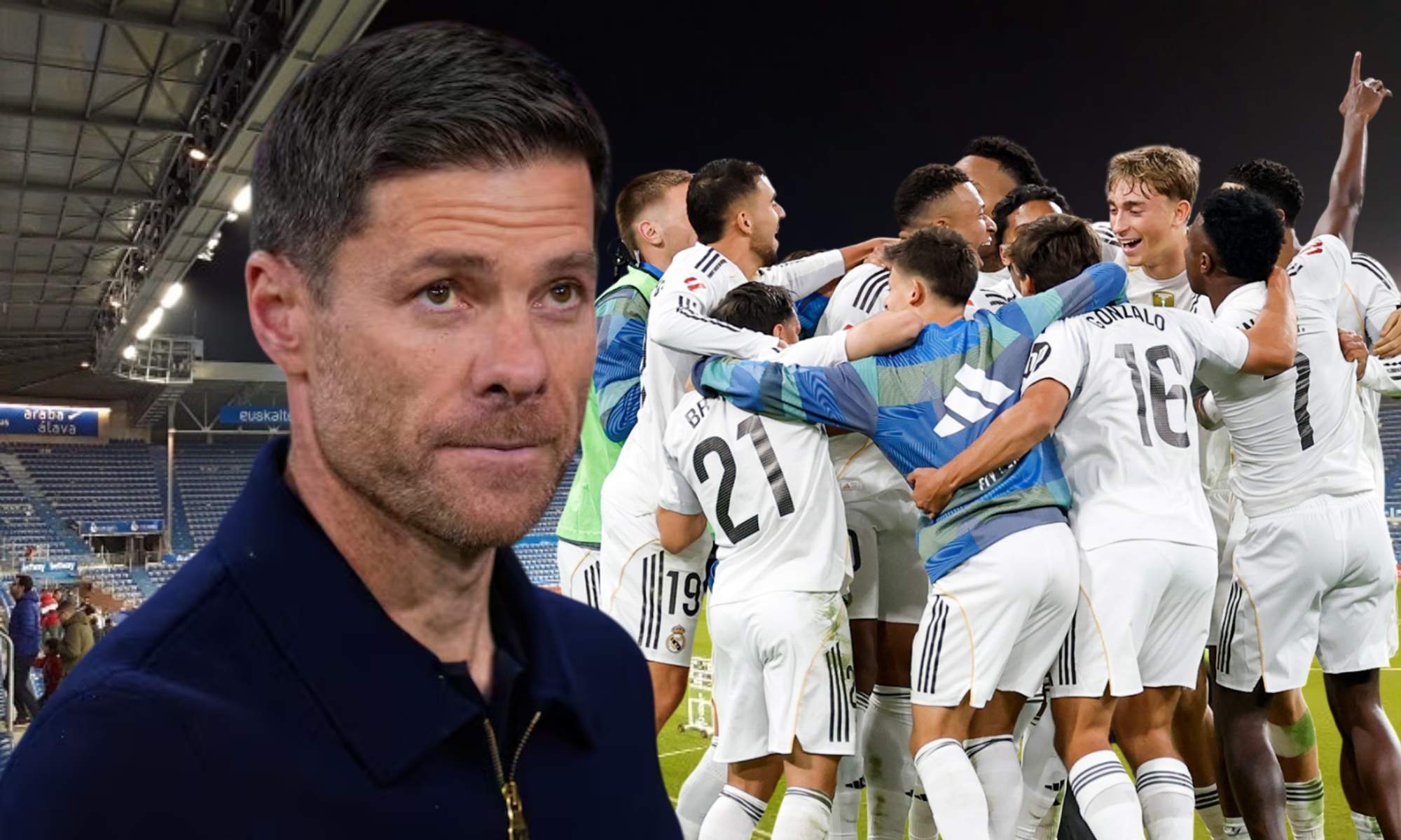 Los jugadores le prometen a Xabi Alonso la victoria en Mendizorroza