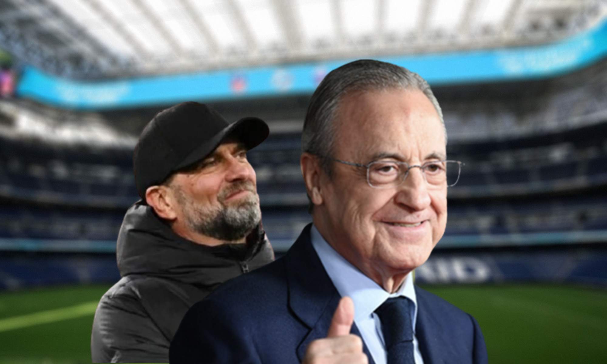 Jürgen Klopp, Florentino Pérez y el Santiago Bernabéu.