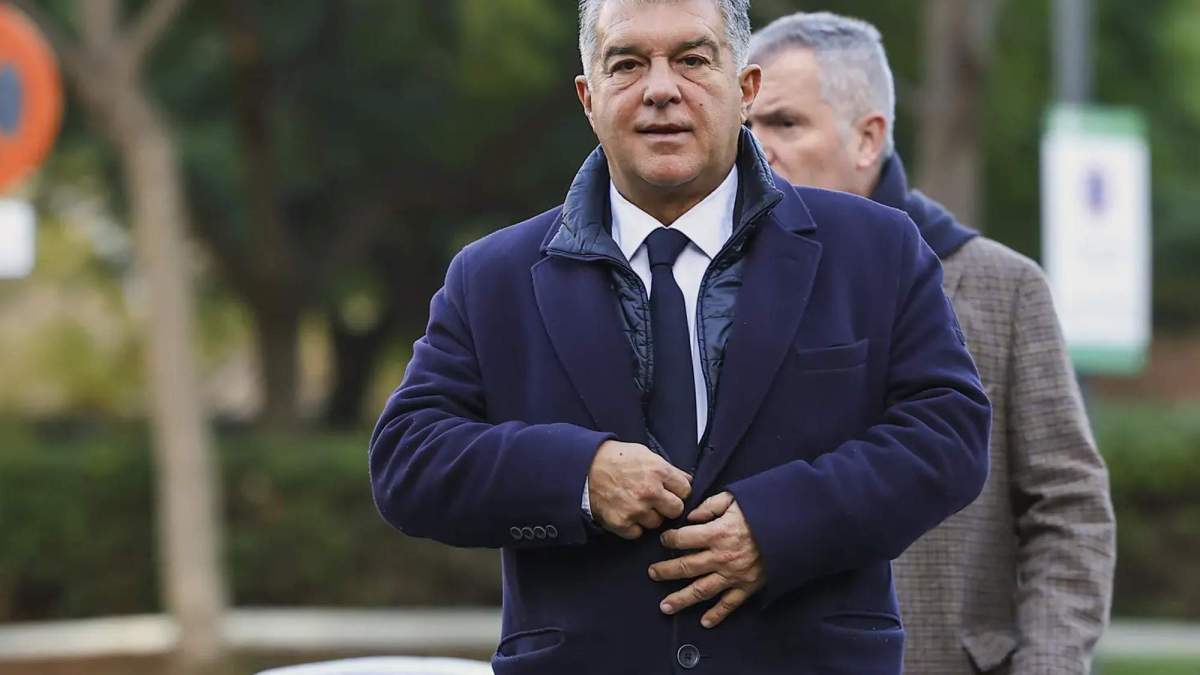 Joan Laporta saliendo de los juzgados de Barcelona Joan Laporta saliendo de los juzgados de Barcelona