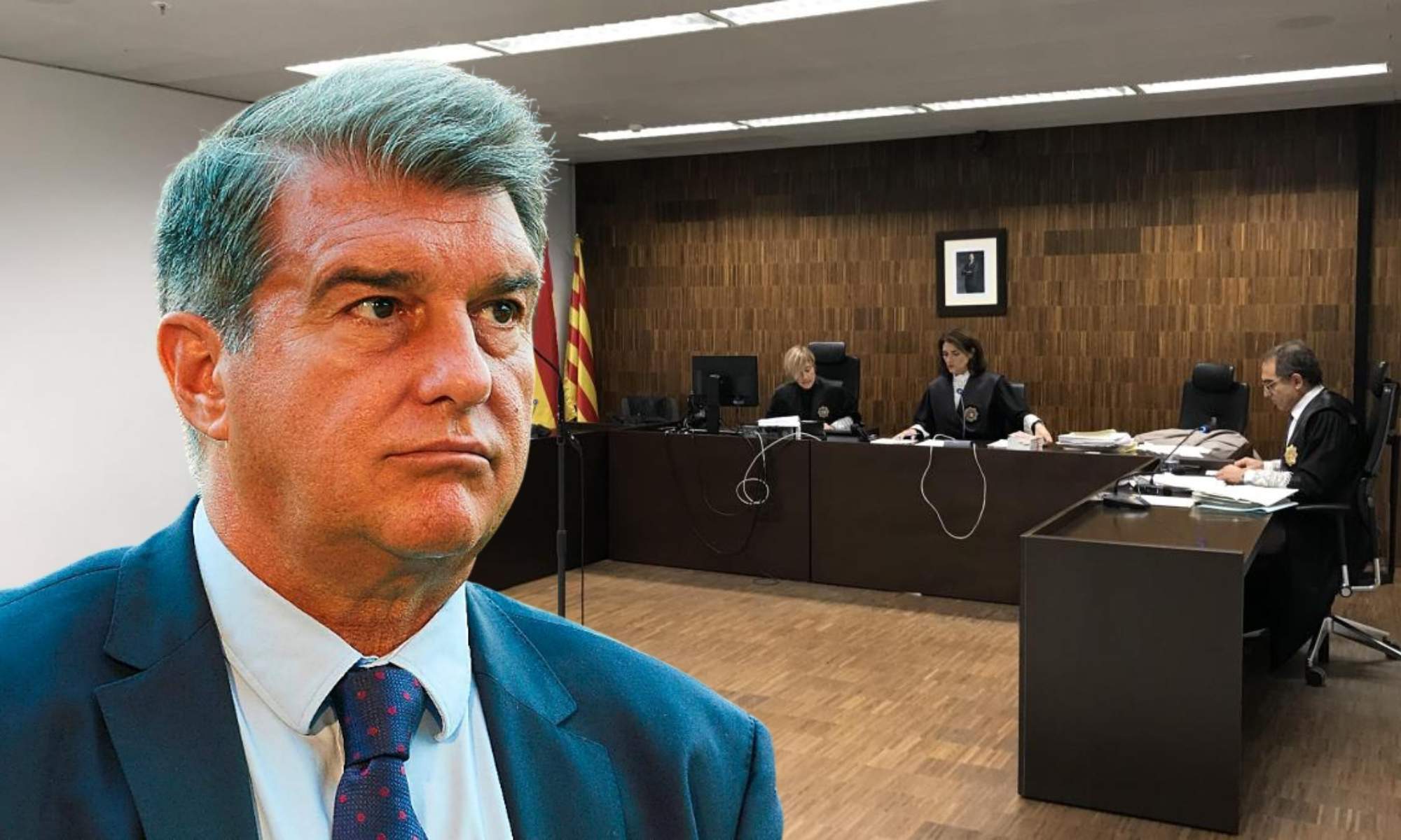 Joan Laporta ha declarado esta mañana en los juzgados de Barcelona por el 'caso Negreira' con el Real Madrid interrogando de manera intensa.