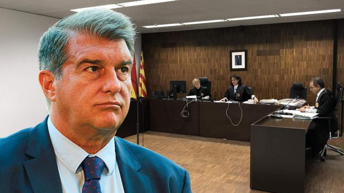 Joan Laporta en los juzgados Joan Laporta en los juzgados
