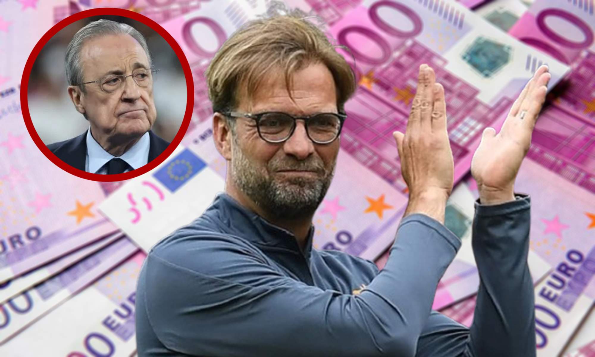 Billetes, Florentino y Klopp