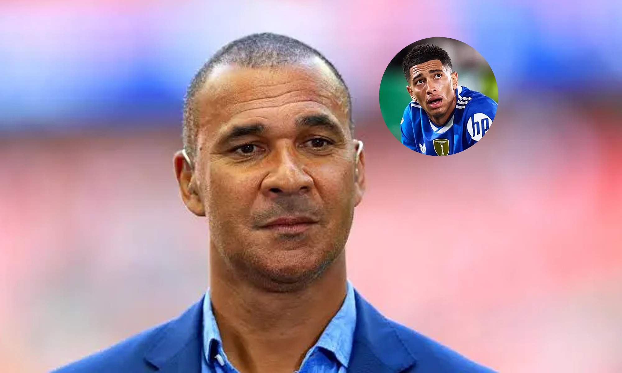 Ruud Gullit y una foto de Jude Bellingham.