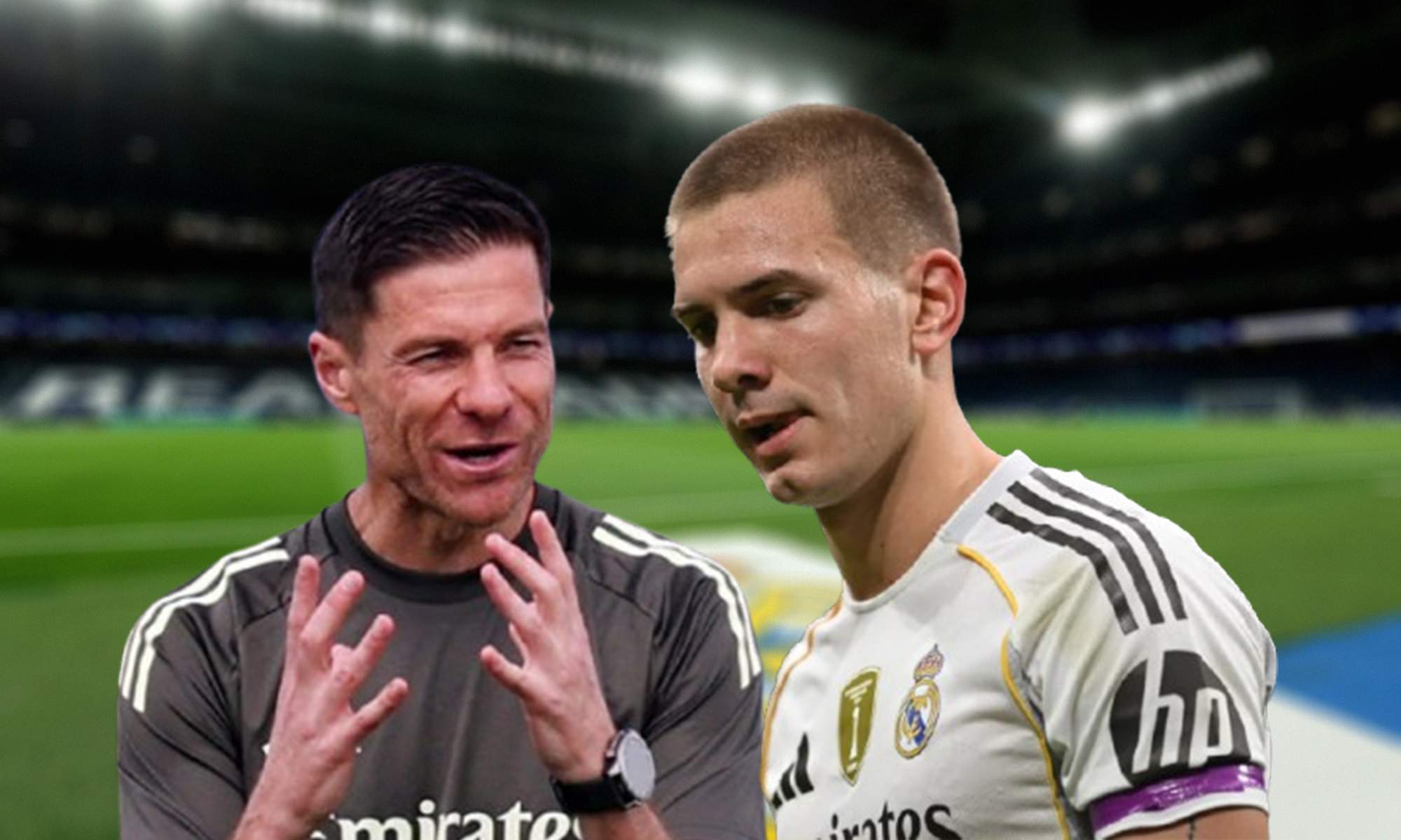 Franco Mastantuono, Xabi Alonso y el Santiago Bernabéu.