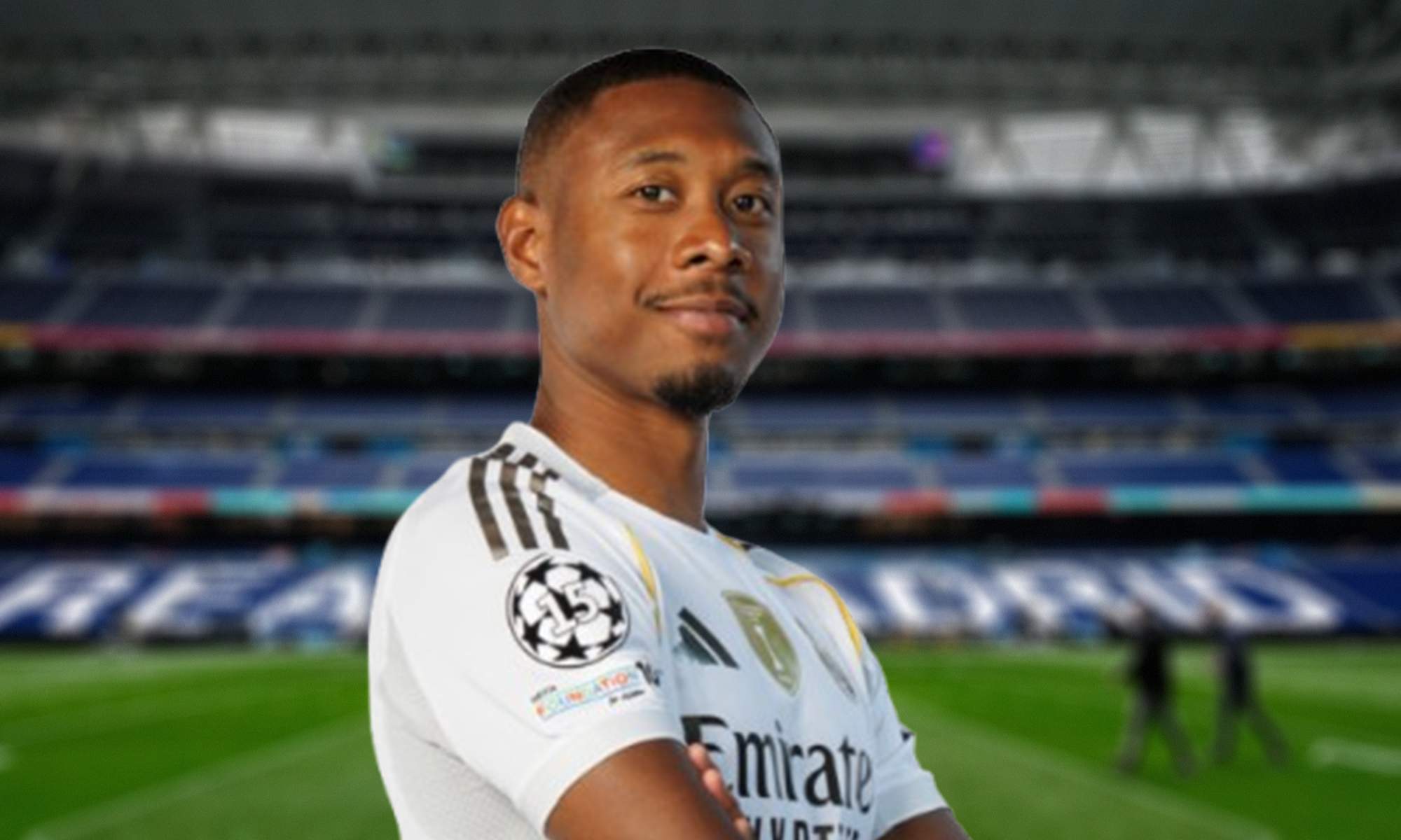 David Alaba y el Santiago Bernabéu.